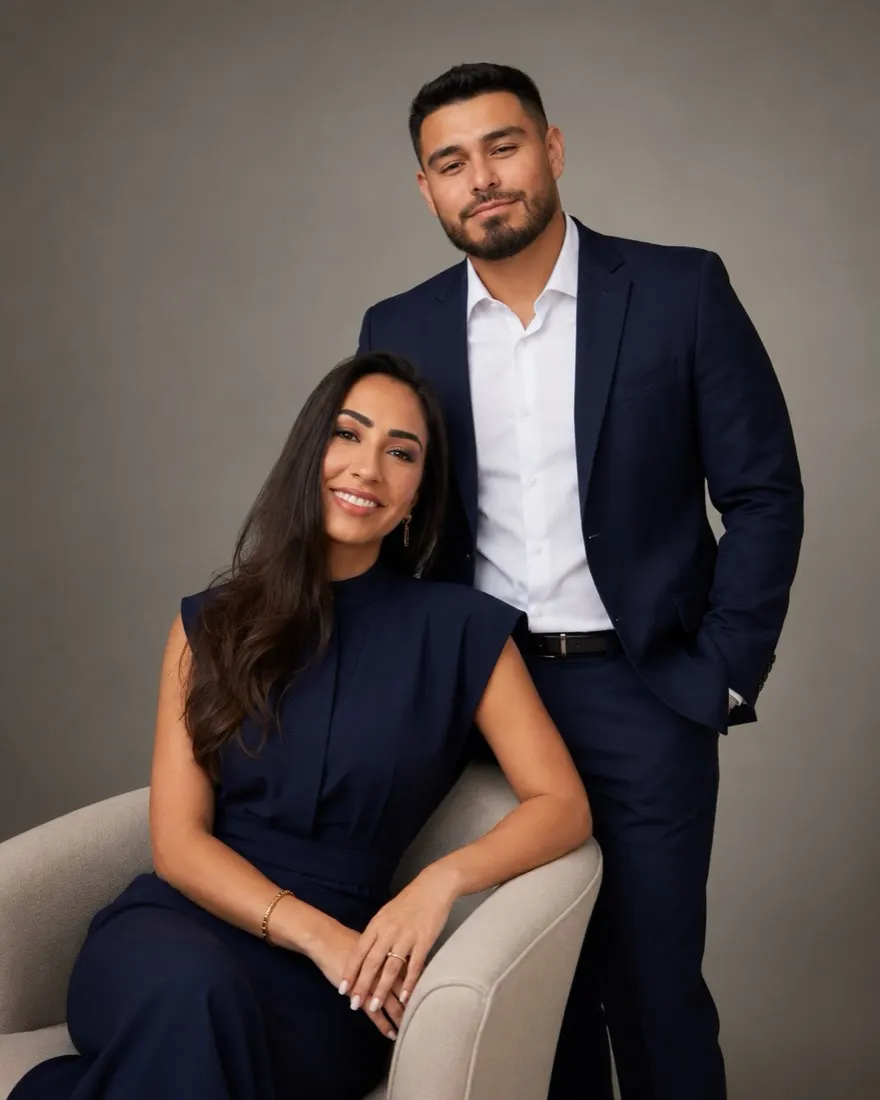 Alia Seffar and Delmer Lagos, founders of Let's Be Marketing