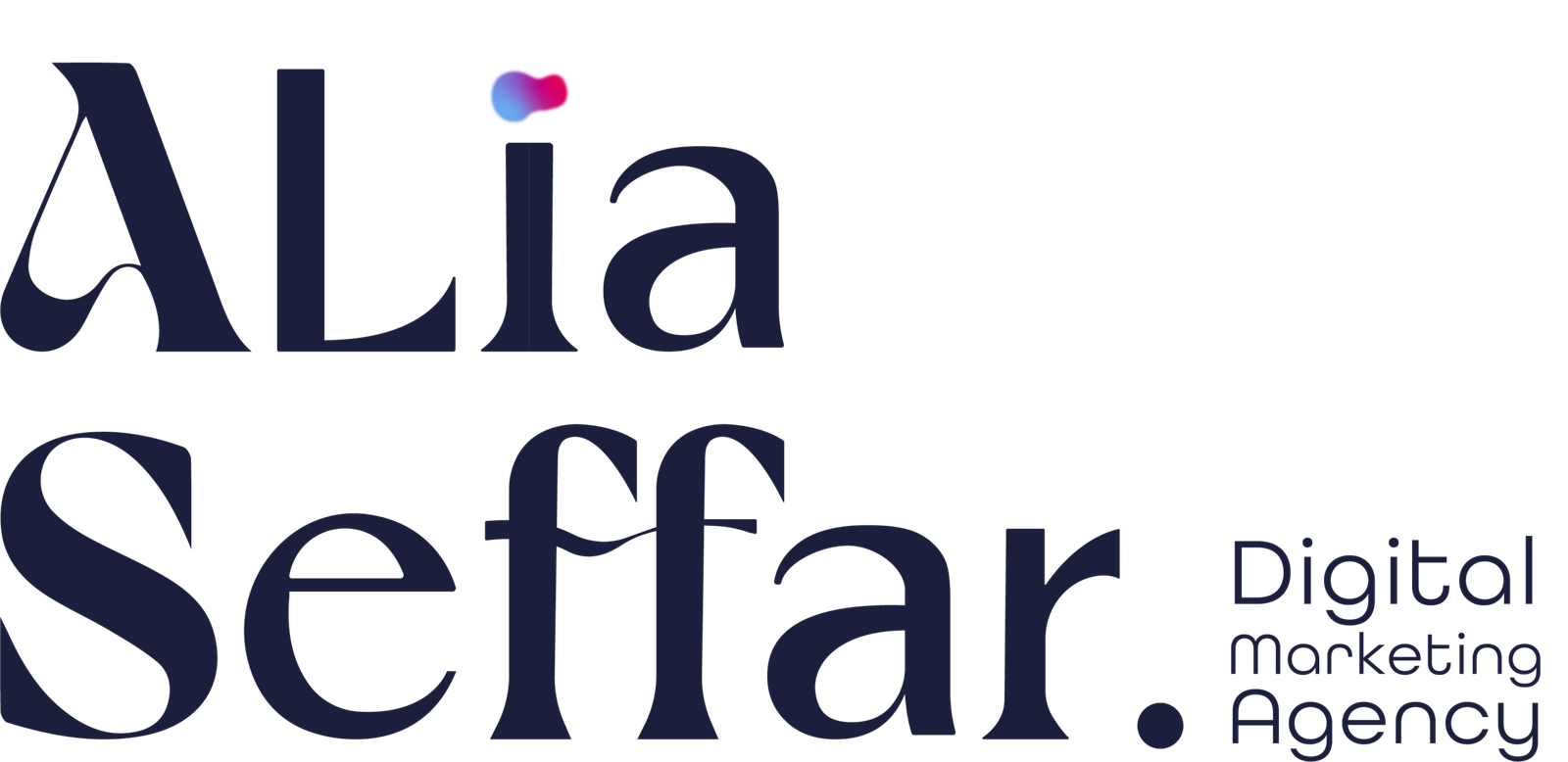 Alia Seffar Digital Marketing Agency wordmark